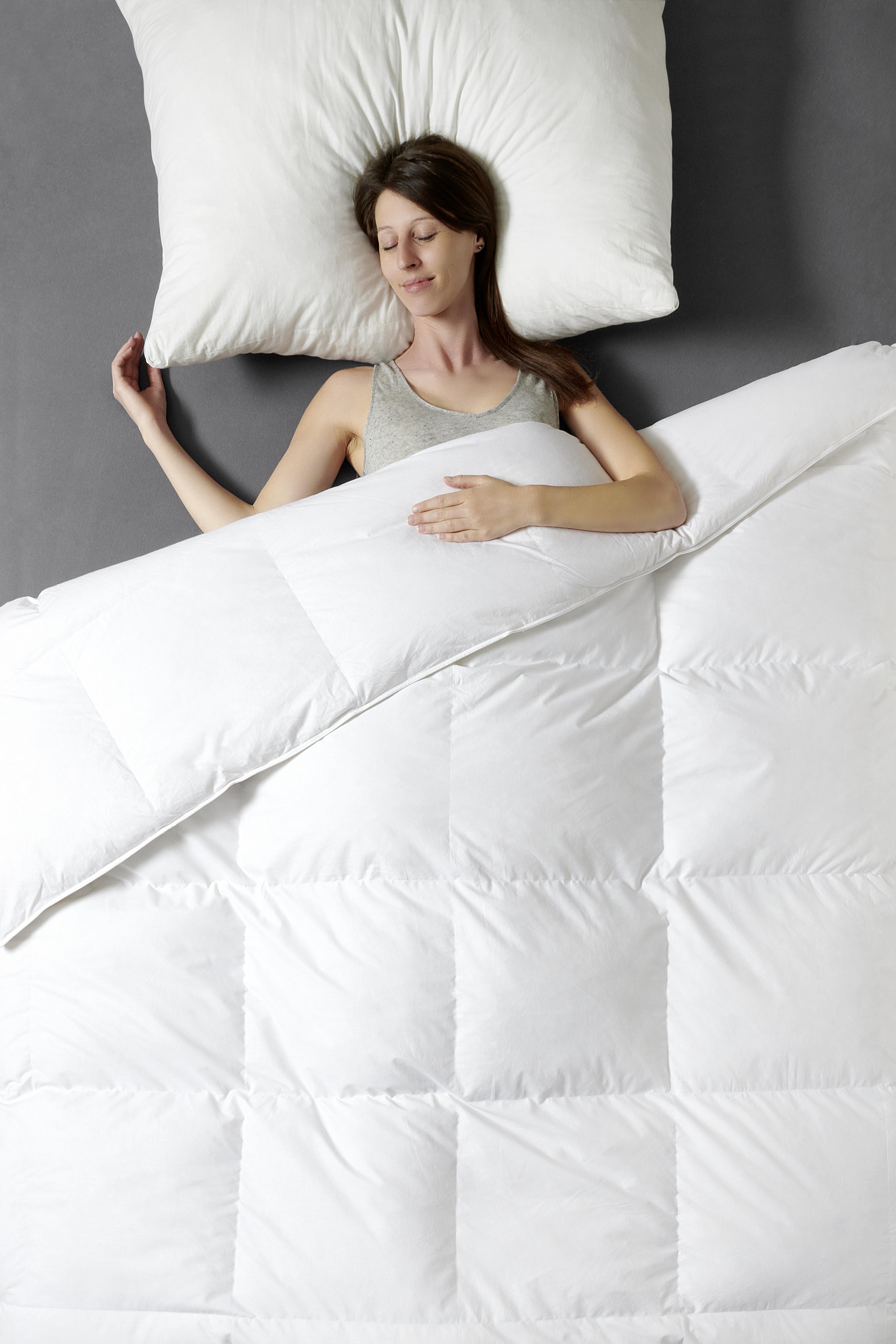 Daunendecke Mili XXL ca. 200x220cm - Weiß, KONVENTIONELL, Textil (200/220cm) - Premium Living