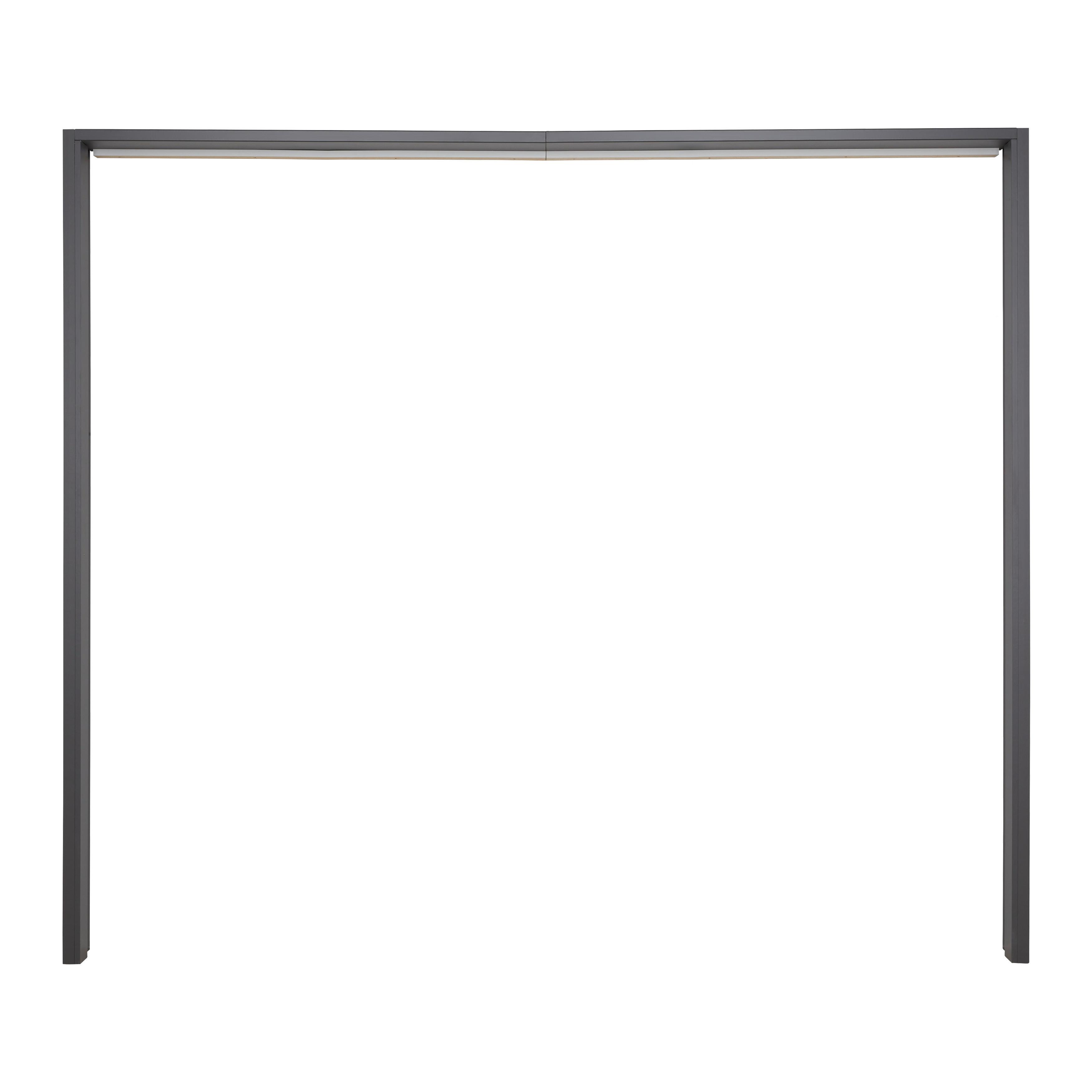 Passepartout Leo in Graphitfarben - Graphitfarben, Konventionell, Holzwerkstoff (257/222/5cm) - Premium Living