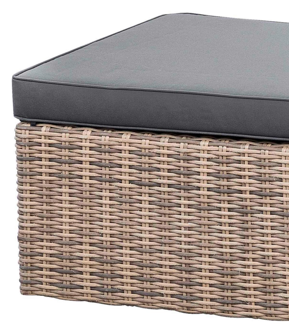 Lounge Garnitura Licosa, Blazine - temno siva/siva, Konvencionalno, kovina/umetna masa (88/65/68cm) - Gardenson