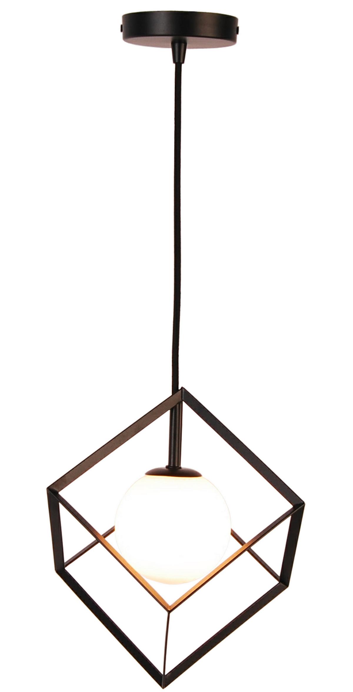 Svjetiljka Viseća 50101045 Weert - zlatne boje/crna, Basics, metal (15/15/115cm)