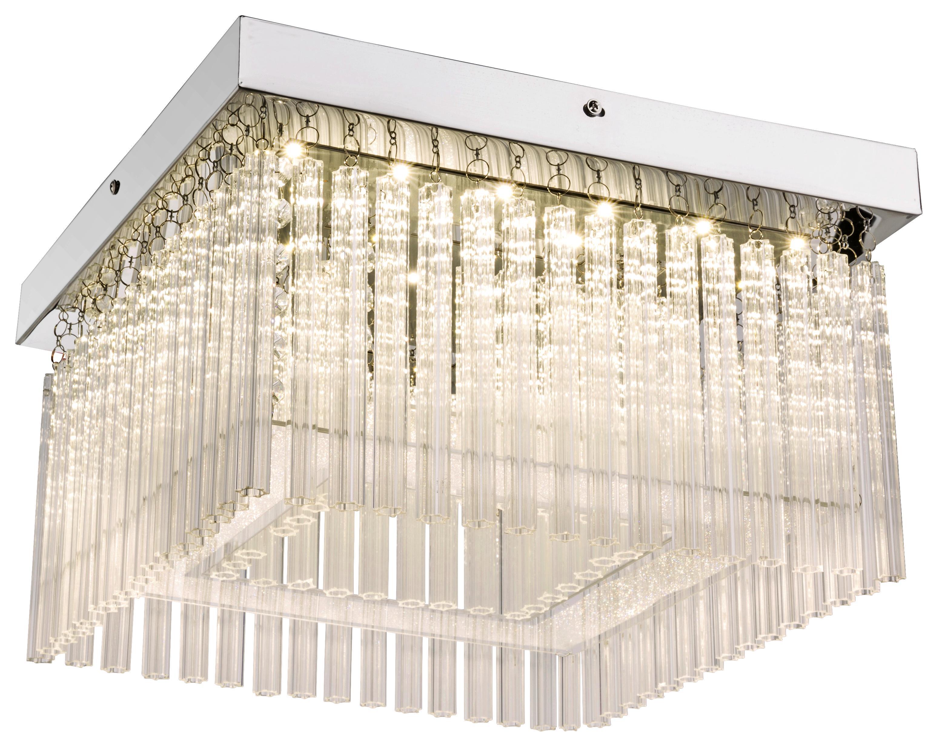 LED-Deckenleuchte Azra, max. 22 Watt - MODERN, Glas/Kunststoff (36/36/21,5cm) - Mömax modern living