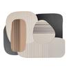AKUSTIKPANEL MILLA - beige/brun, textil (120cm) - Mömax