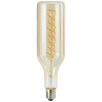 LED-Leuchtmittel DIY max. 6 Watt - Bernsteinfarben, MODERN, Glas/Metall (7,5/7,5/24,5cm)