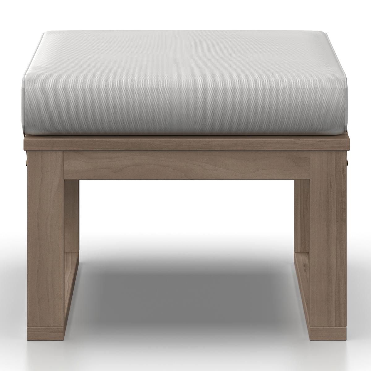 Dining-Loungeset Anouk Creme Holz/Outdoorstoff - Creme/Grauweiß, MODERN, Holz/Textil (194/67/71cm) - Bessagi Garden