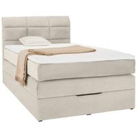 Boxspringbett Beige Ca. 120x200cm - Beige, Textil (120/200cm) - Mömax
