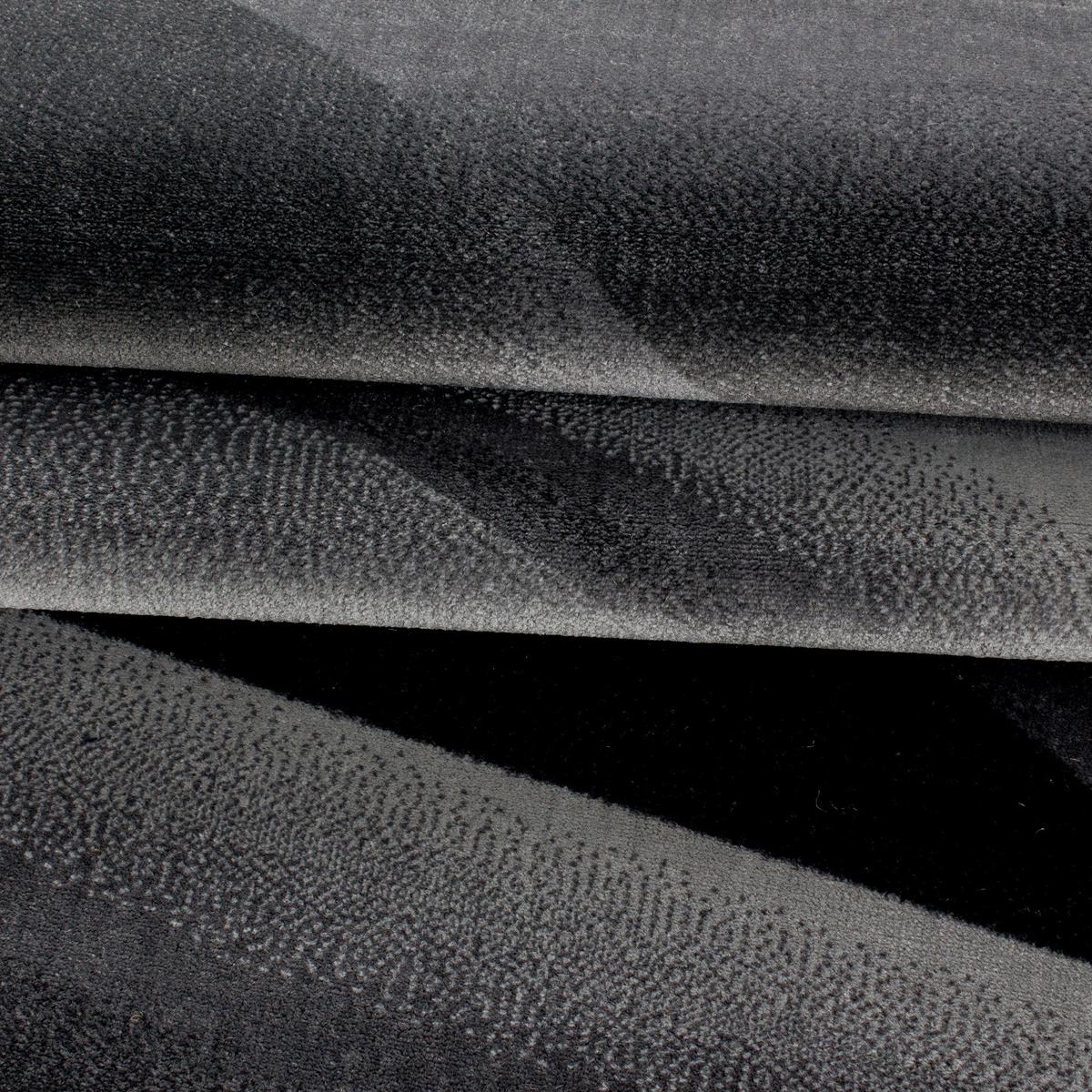 Tkana Preproga Miami, Črna, 200x290cm - črna, Trend, tekstil (200/290cm)