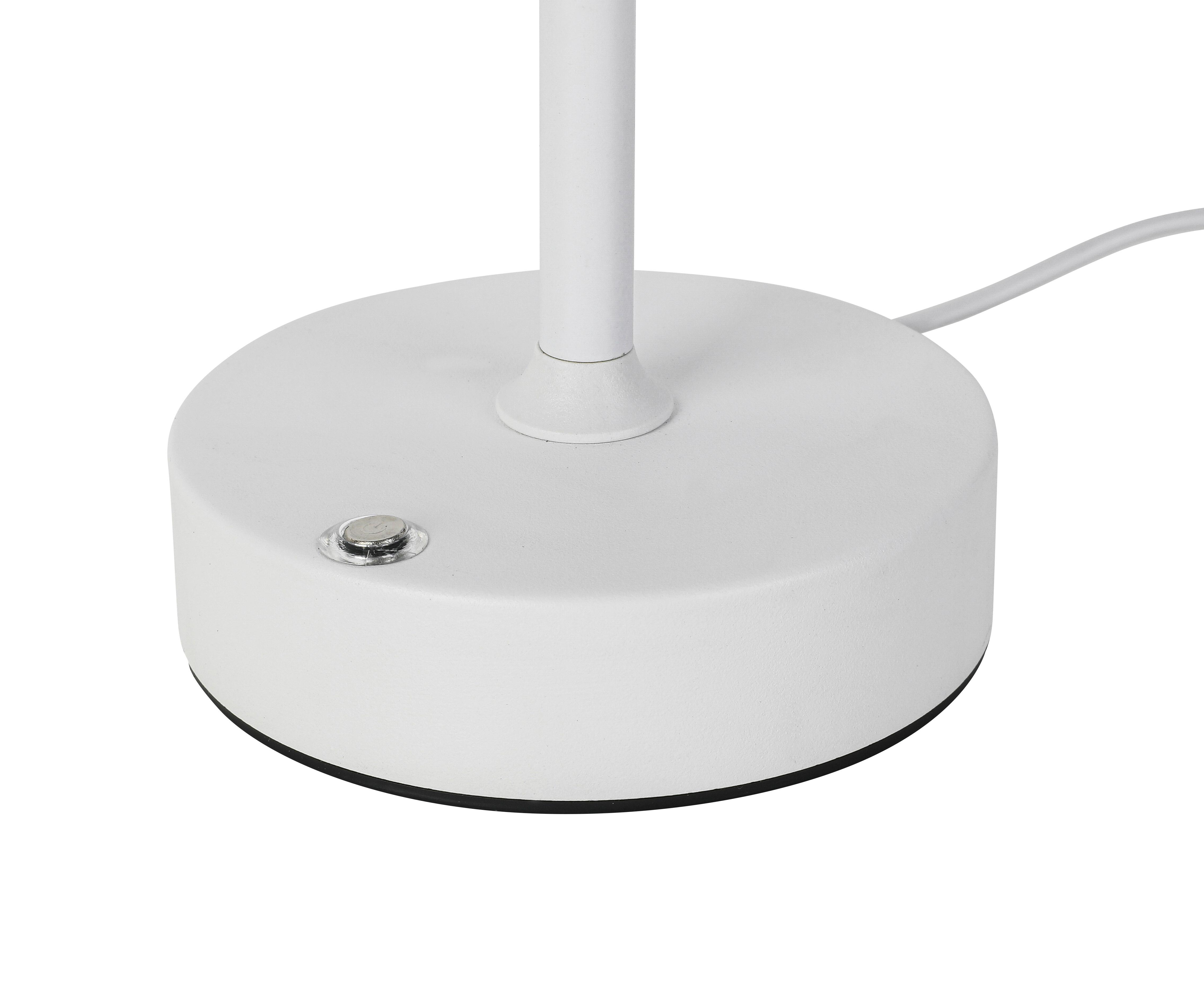 PORTABEL LAMPA JUMI - vit, Modern, plast (12/20cm) - Mömax