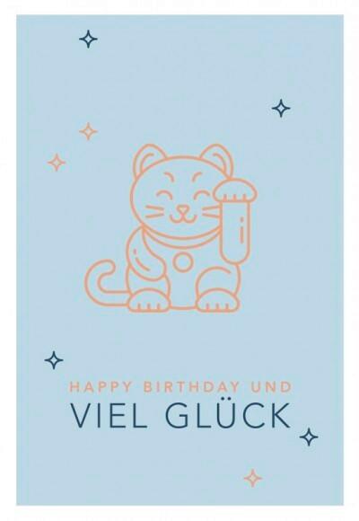 Glückwunschkarte Kupfergold Multicolor - Multicolor, Basics, Papier (24/17,5cm)