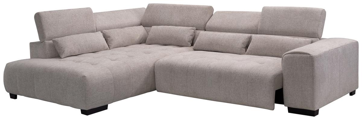 Kutna Garnitura Matera - prirodne boje/bež, Trend, drvni materijal/tekstil (226/311cm)