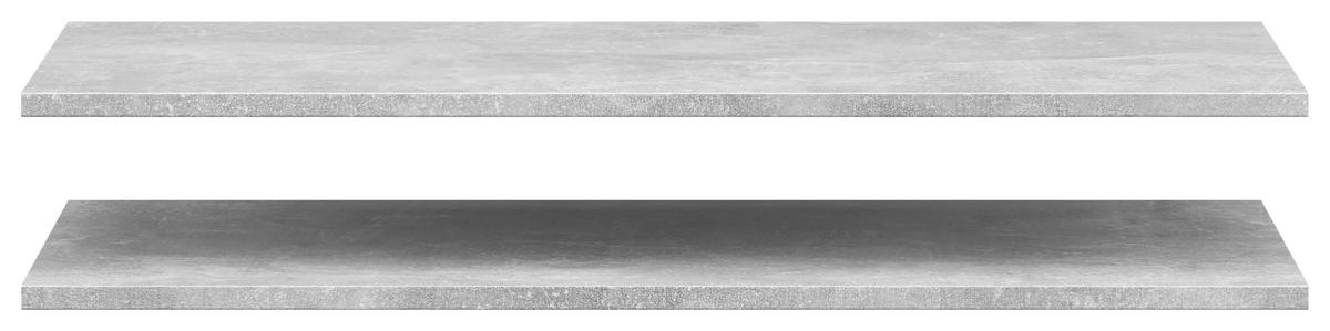 Einlegeboden Multistauraum Grau - Grau, Modern, Holzwerkstoff (77/3/36cm)