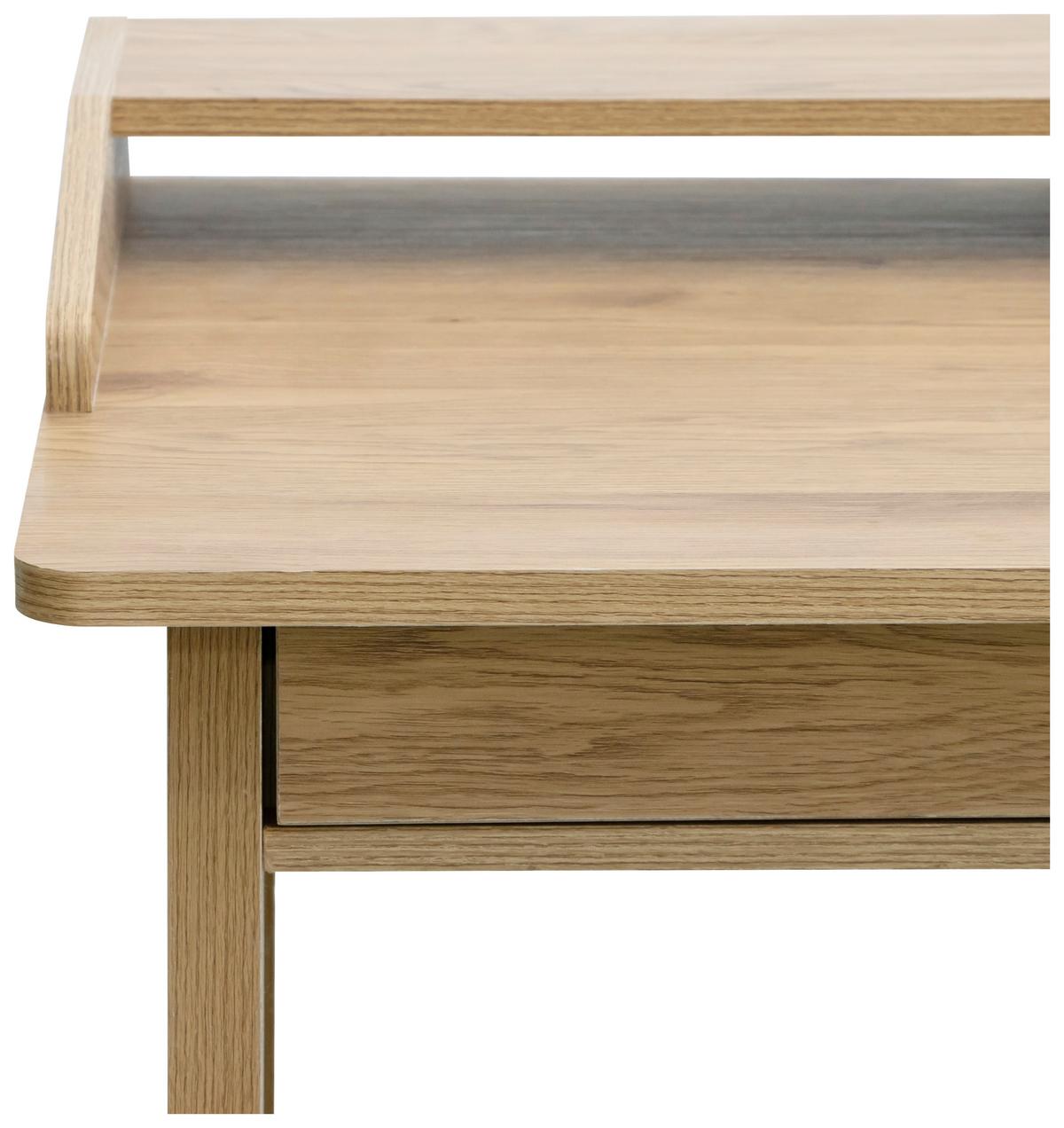 Schreibtisch Eddy Eichefarben ca. 120x60x81,5cm - Eichefarben, Design, Holz/Holzwerkstoff (120/60/81.5cm) - Mömax