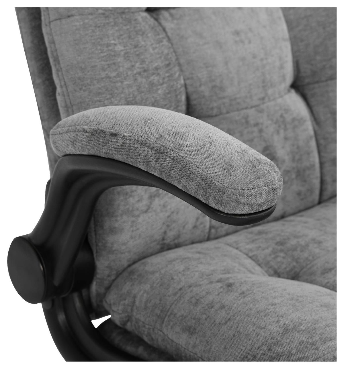 Milan Uredska Stolica - siva/crna, Trend, drvo/metal (66/121/72cm) - Modern Living