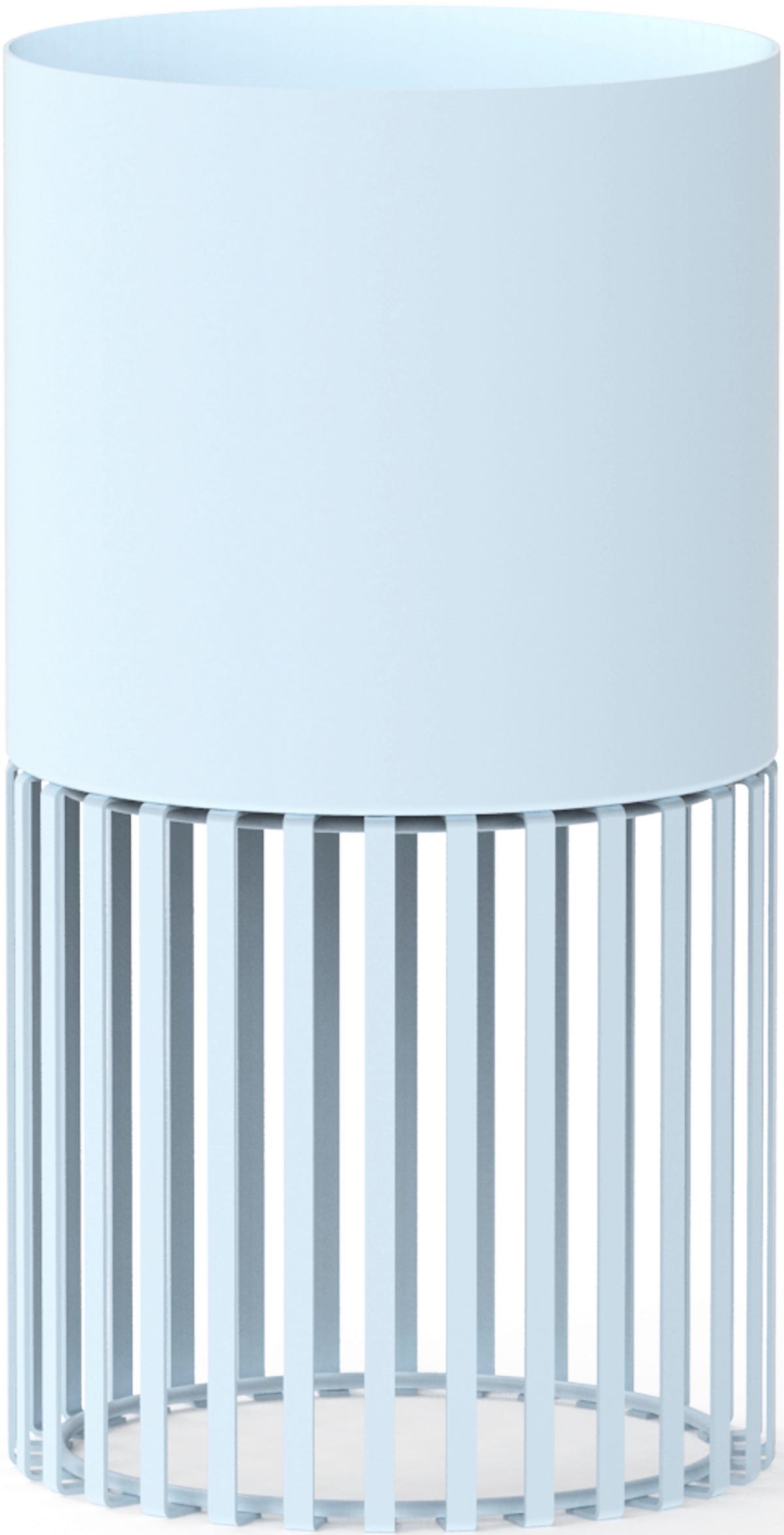 Ghiveci Ella cca. 13x24 cm - albastru deschis, metal (13/24cm) - Mömax