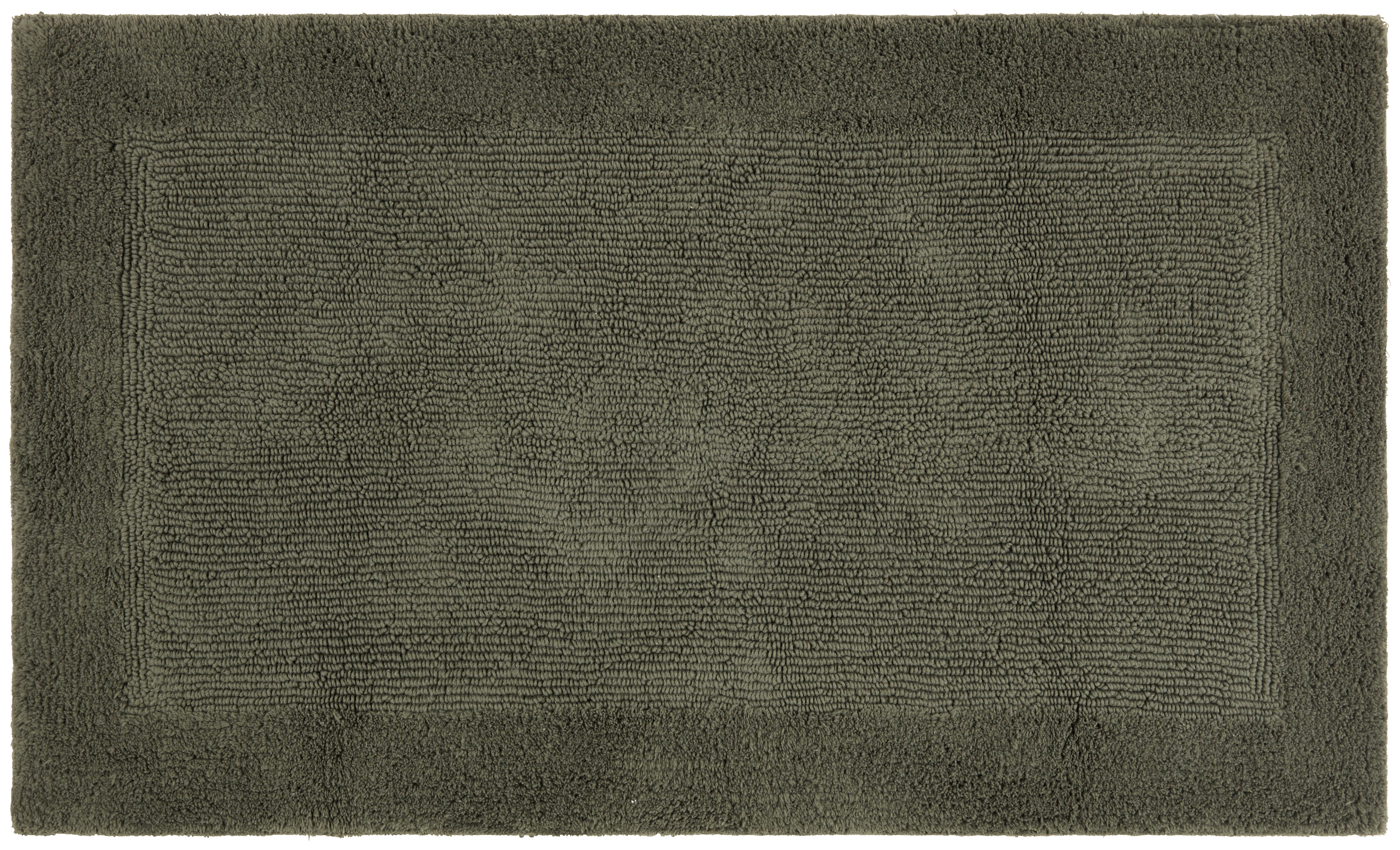 BADRUMSMATTA KAREN - mörkgrön, Klassisk, textil (60/100cm) - Premium Living