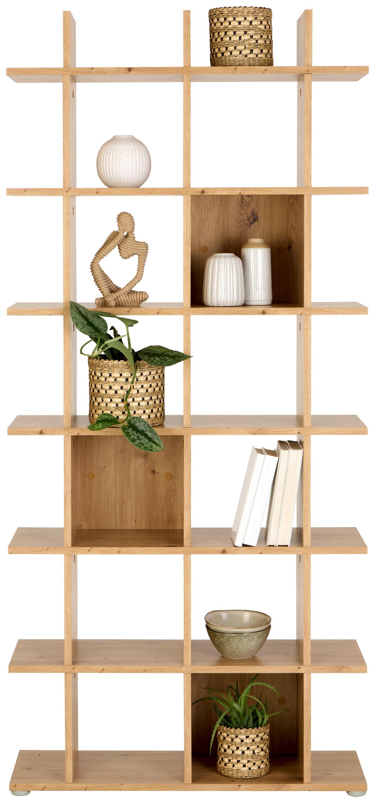 Polica Otto - hrast Artisan, Trend, drvni materijal (79,8/175,2/25,5cm) - Modern Living