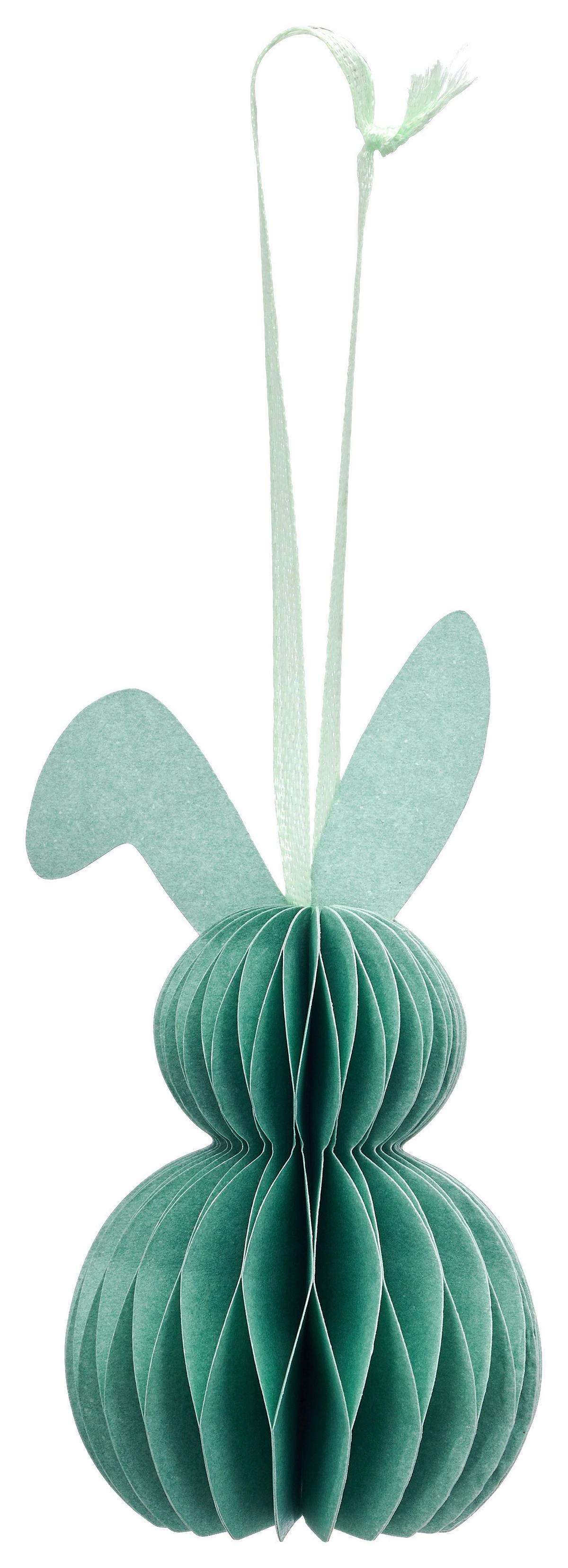 Dekohänger Paper I Gelb/Koralle/Lila/Grün, 4-tlg. - Koralle/Gelb, KONVENTIONELL, Papier (4,5/9/4,5cm) - Mömax