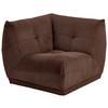 Modul Sofa Giselle Ecke Braun - Braun, Trend, Textil (105/80/105cm) - Livetastic