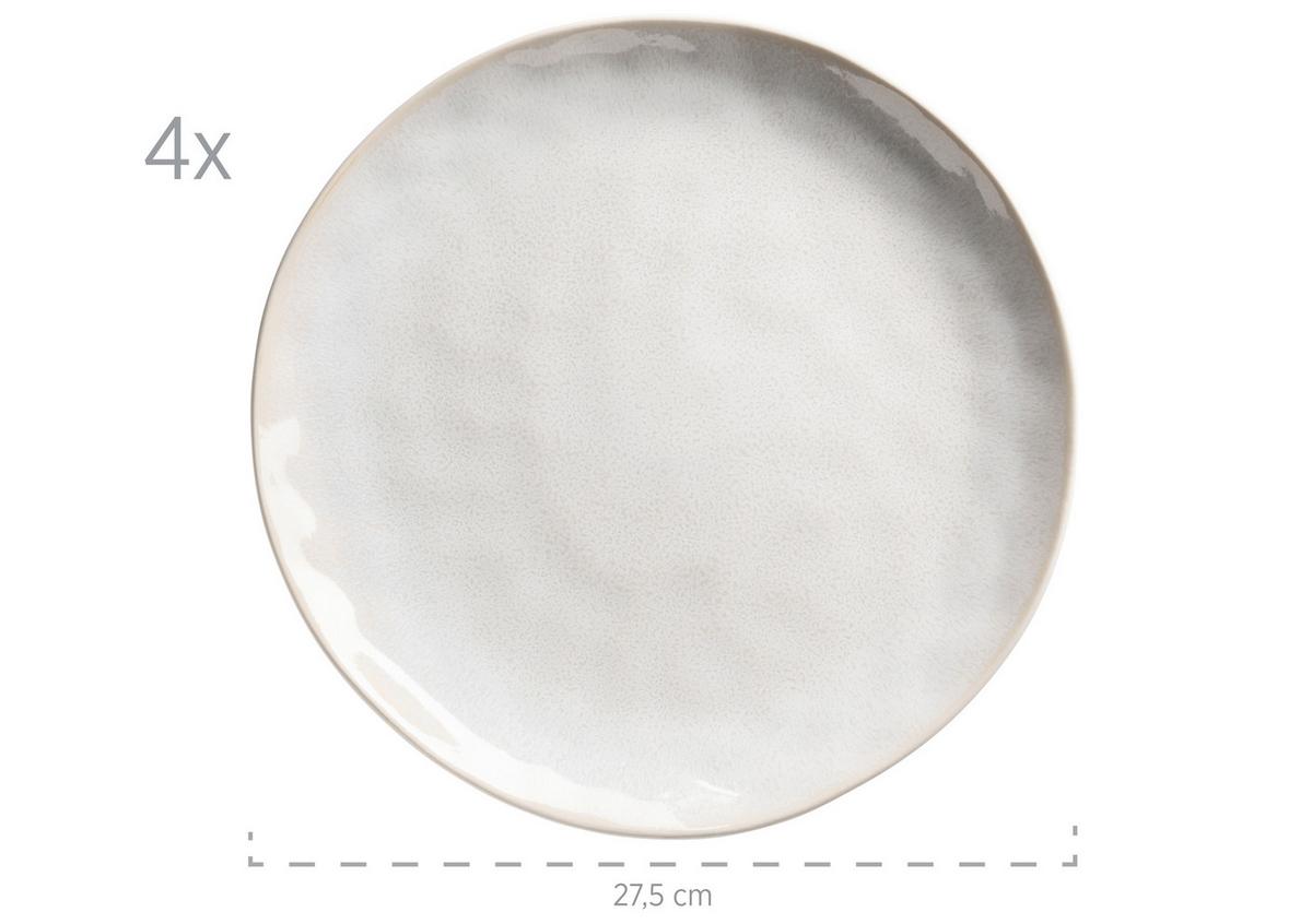 KOMBISERVICE 931856 WEISS POSTSICHER - Weiss, Basics, Keramik (34,7/32/35cm) - Mäser