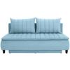 Canapea Boxspring MARINO - albastru deschis, Modern, textil (208/102/96cm) - Luca Bessoni