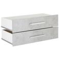 Schubladenset in Grau - Grau, MODERN, Holzwerkstoff/Metall (75,6/34,6/36,8cm) - MÖMAX modern living