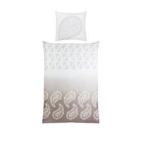 Bettwäsche Paisley ca. 135x200cm - Taupe/Weiß, LIFESTYLE, Textil (135/200cm) - Premium Living