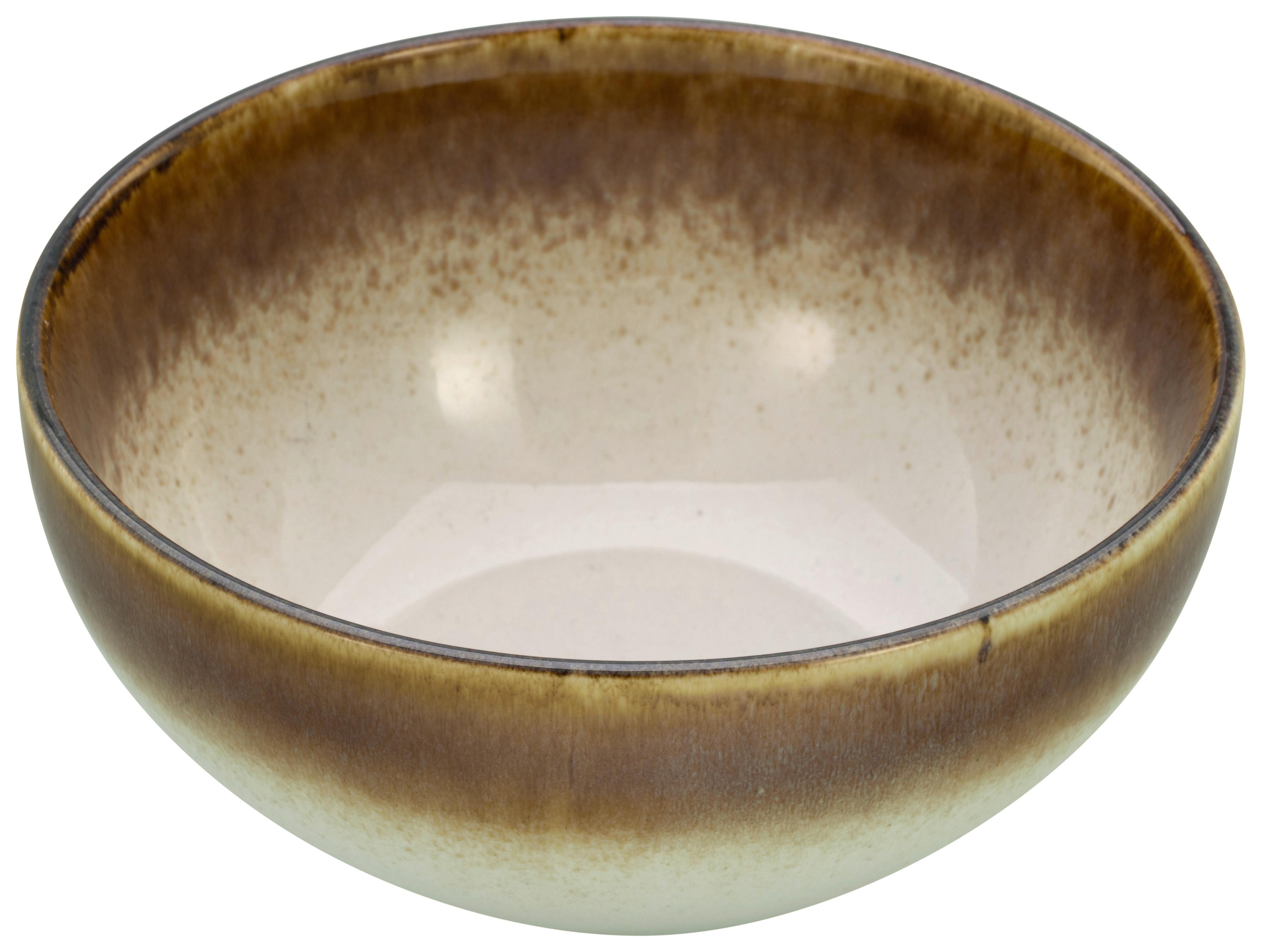 Schüssel Cascade Braun - Braun, Modern, Keramik (17.5/8/8 cmcm) - Creatable