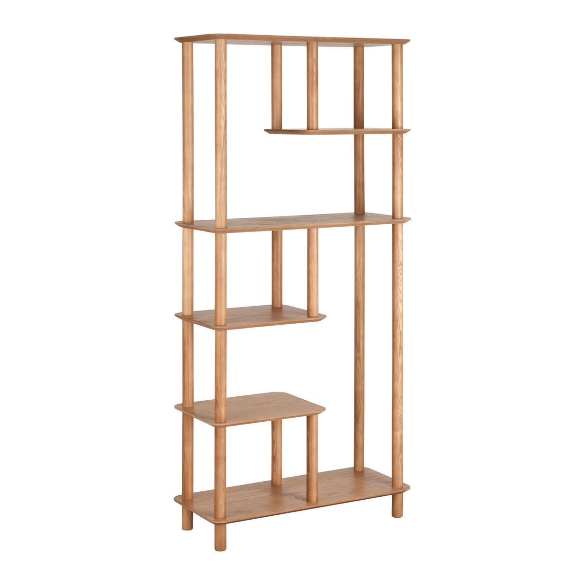 Álló Polc Mats - natúr színű, Modern, faalapú anyag/fa (70/142/30cm) - Premium Living