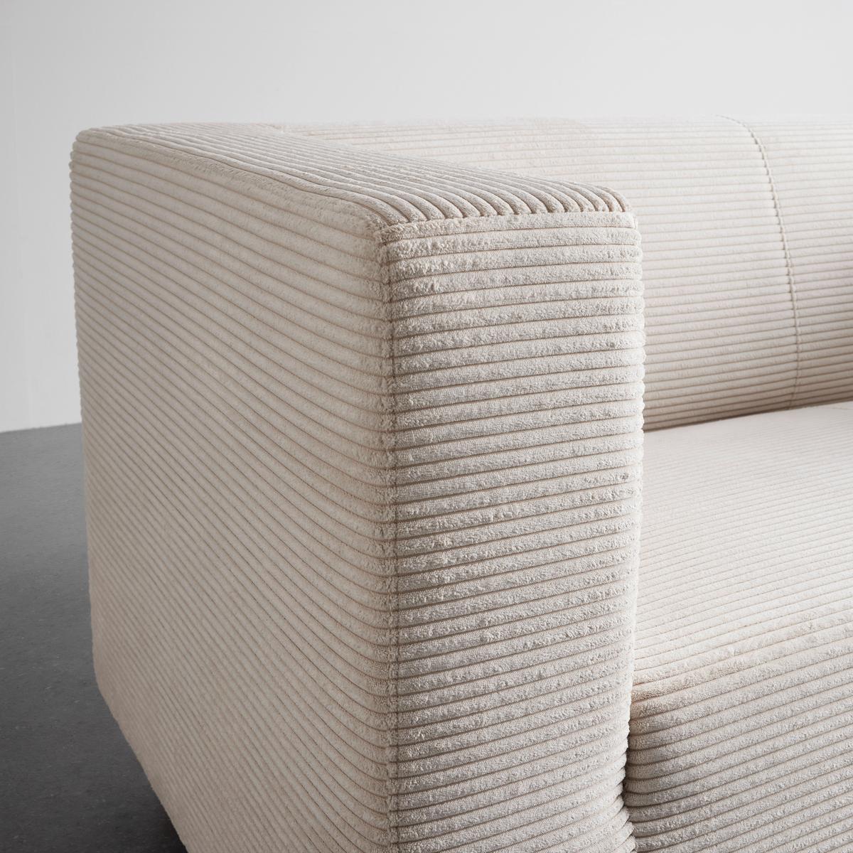 Kanapé Sam - krémszínű, Modern, textil (157/79/84cm) - Mömax