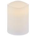 Kerze mit Led Leonie in Weiß - Weiß (7,5/10cm) - MÖMAX modern living
