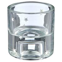 Držalo Za Čajno Svečko Stern I - srebrne barve/prozorno, Basics, steklo (5,5/6cm) - Mömax