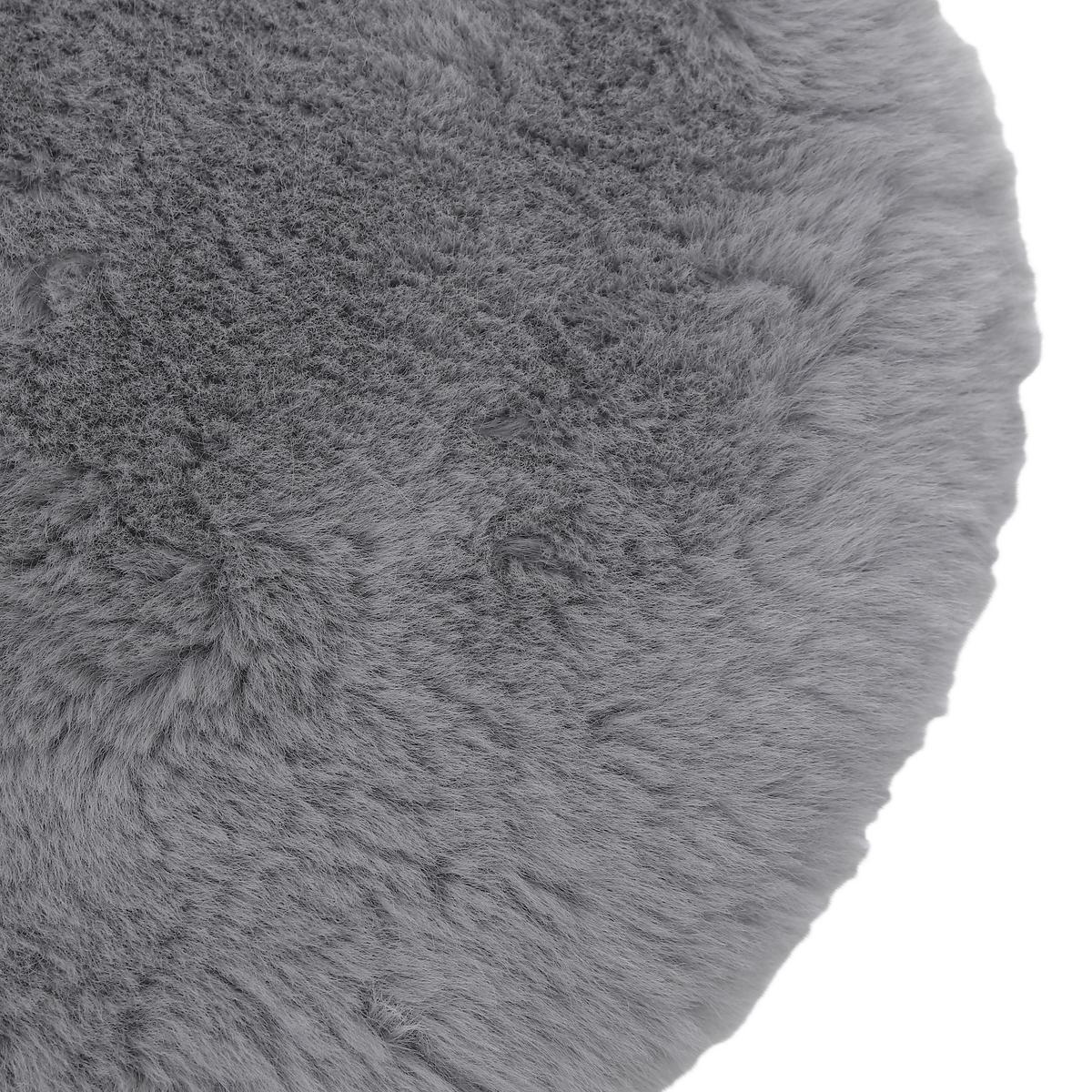 Sitzkissen Grau Ø Ca. 35cm - Grau (35/3cm) - Mömax