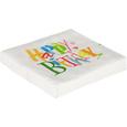 Serviette Birthday Dance Multicolor - Multicolor/Weiß, Papier (33/33cm) Serviette Birthday Dance Multicolor - Multicolor/Weiß, Papier (33/33cm)