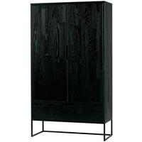 Mehrzweckschrank Silas Schwarz - Schwarz, Design, Holz/Metall (85/149/35,5cm) - Livetastic