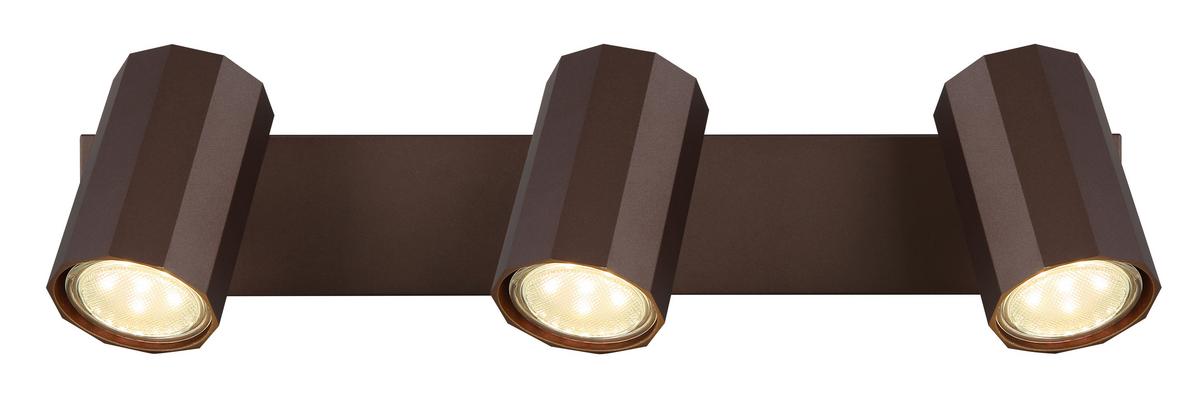 Strahler James Bronzefarben max. 25 Watt - Bronzefarben, Design, Metall (39/6/14,5cm) - Globo