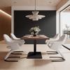 ARMLEHNSTUHL ARIA - Creme/Schwarz, MODERN, Holz/Textil (54/82/62cm) - Bessagi Home