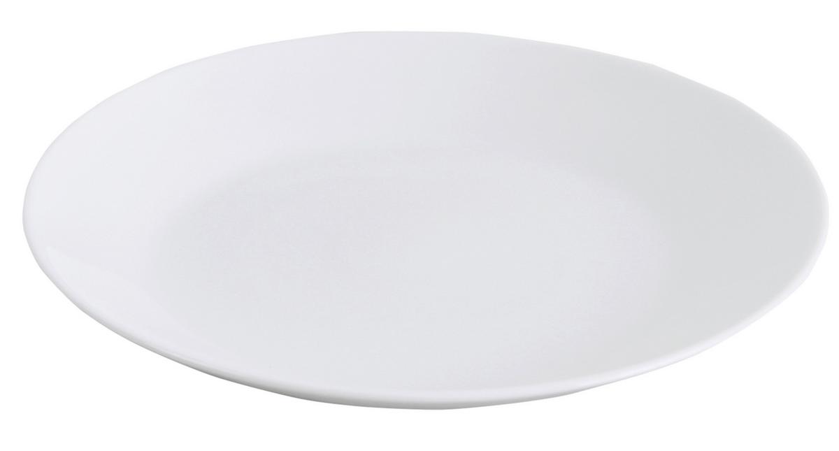 Tanjur Plitki Gitte -Based- - bijela, Basics, staklo (24,8/2,5cm) - Best Price