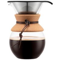 Kaffeebereiter Bodum Pour Over Schwarz ca. 1l - Schwarz, KONVENTIONELL, Glas (16/21,7/13,6cm) - Bodum