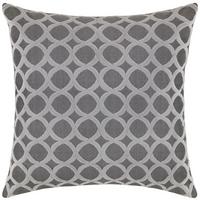 Kissenhülle Circle in Grau ca. 50x50cm - Grau, Basics, Textil (50/50cm) - Premium Living
