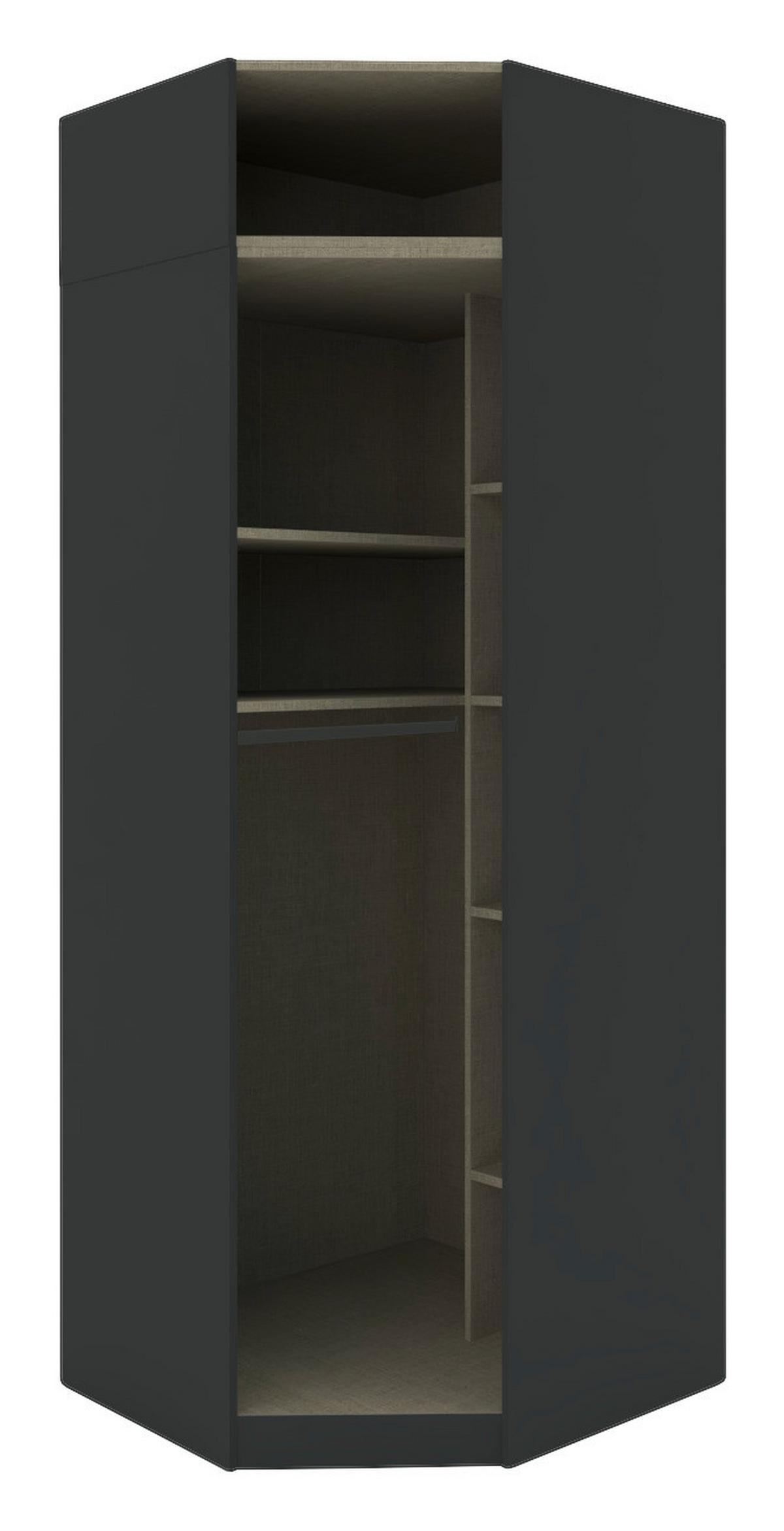 Korpus Kutnog Elementa Unit - antracit, Moderno, drvni materijal (91,1/242,2/91,1cm) - Based