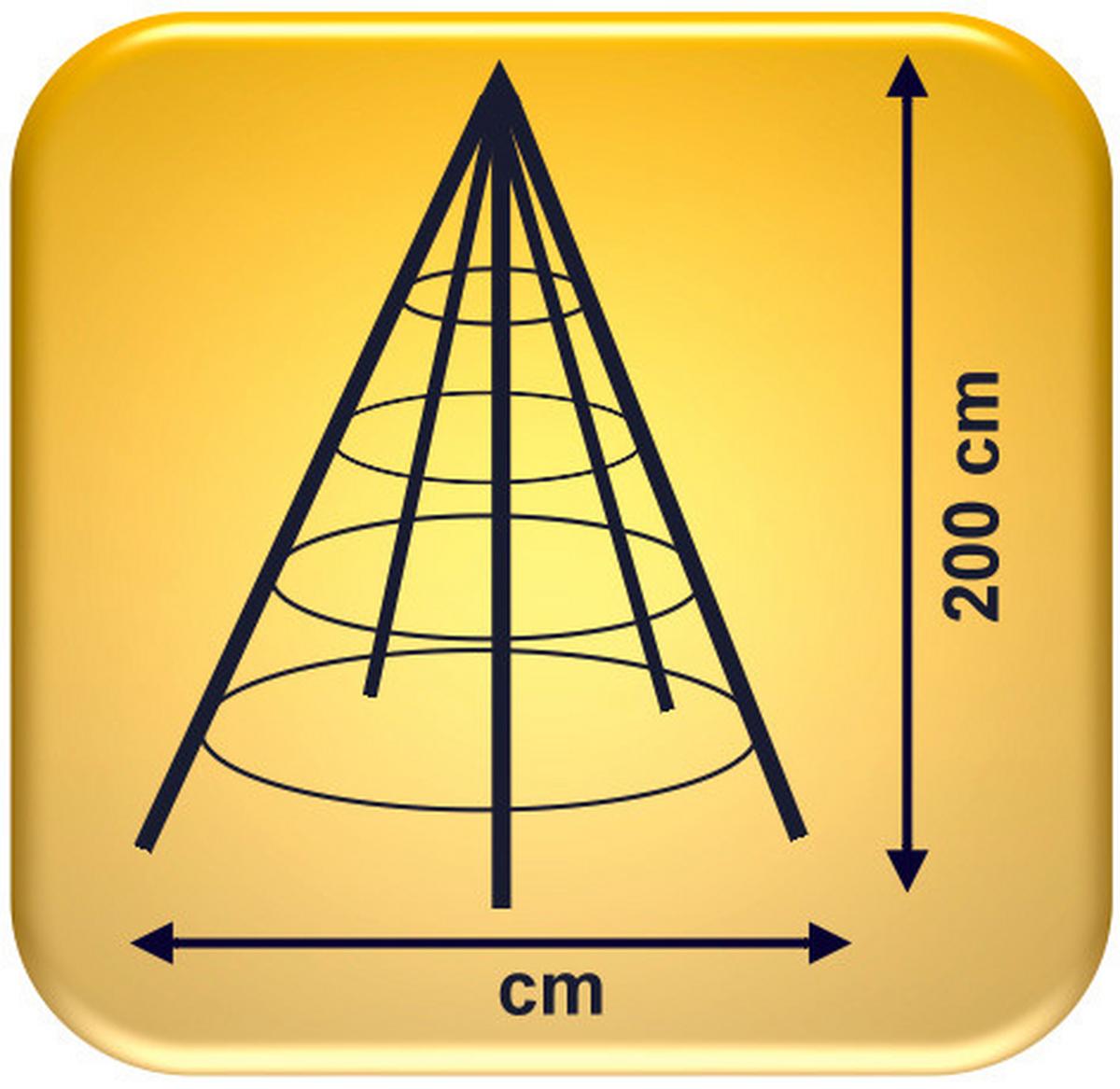Weihnachtsbaum max. 5,5 Watt - Basics (200cm)
