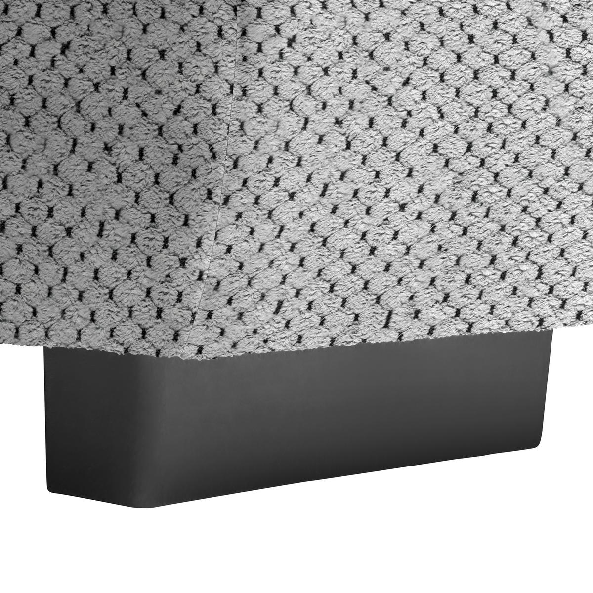 Wohnlandschaft Vivo Grau - Schwarz/Grau, MODERN, Kunststoff/Textil (317/63/179cm) - Premium Living