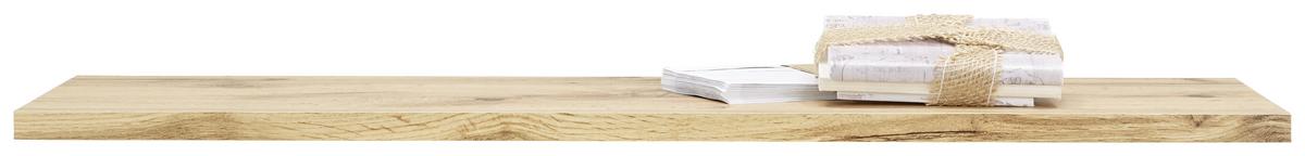 Wandboard Eiche - Eichefarben, Holz (80/1,8/25cm) - Mömax