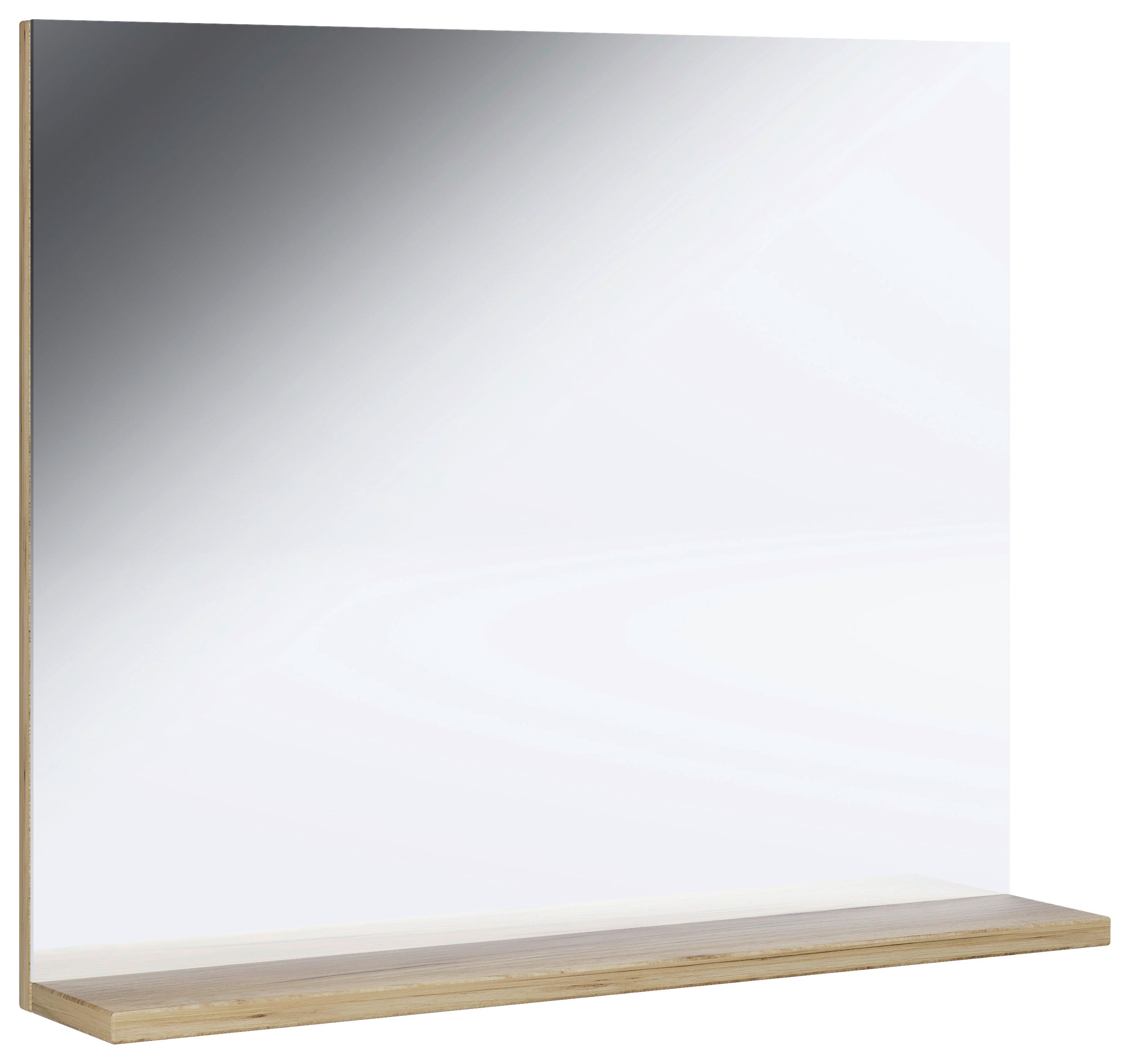 Wandspiegel Landos ca. 50 cm Eichefarben/Weiß - Eichefarben/Weiß, MODERN, Holzwerkstoff (50/60/2cm) - MID.YOU