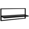 VÄGGHYLLPLAN SET ALFI -EXKLUSIV- -SB- - svart, Modern, metall/trämaterial (50/30/20/30/12/12cm) - Mömax