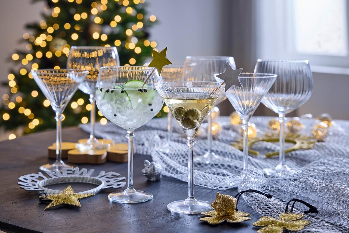 GLÄSERSET MARTINI - Klar, MODERN, Glas - Mömax