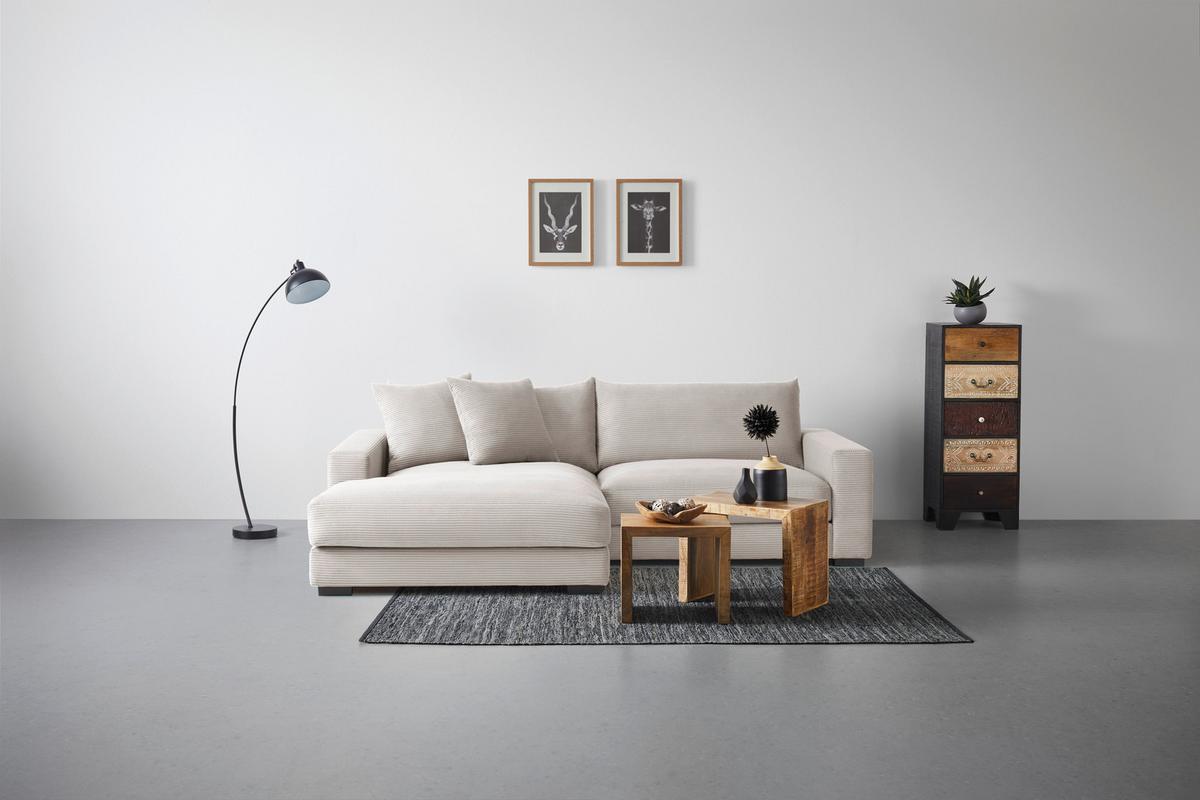 Kutna Garnitura Pedro - taupe, Moderno, tekstil (180/265cm) - Mömax