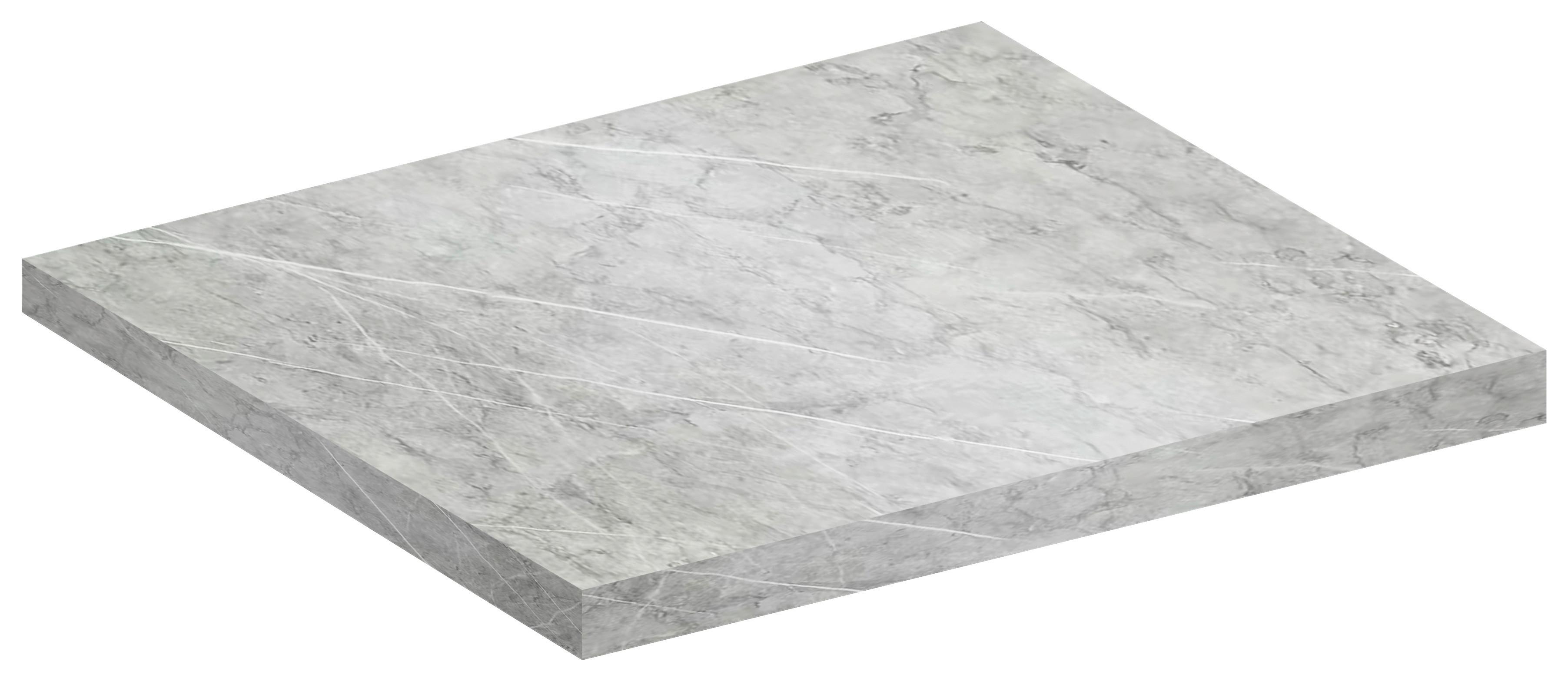 Delovna Plošča Fasola, Siva - siva, Trend, leseni material (80/3/60cm) - MID.YOU