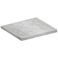 Delovna Plošča Fasola, Siva - siva, Trend, leseni material (80/3/60cm) - MID.YOU