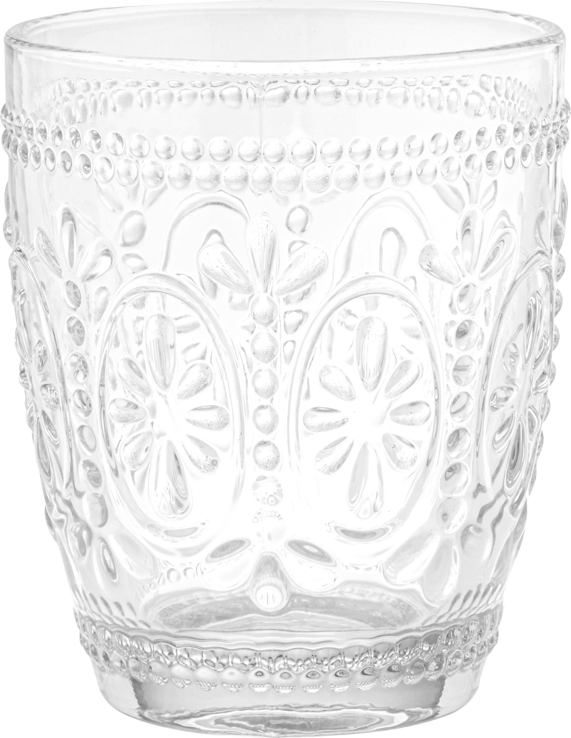 Wasserglas St. Remy ca. 300ml - Klar, ROMANTIK / LANDHAUS, Glas (8,1/9,8cm) - Modern Living