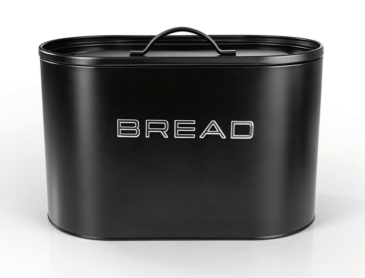 ZESTAW POJEMNIKÓW KUCHENNYCH 14643 - czarny, Basics, metal (23/18/34cm) - GOURMETMAXX